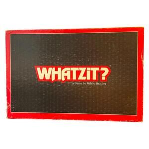 Whatzit? Vintage 1987 Milton Bradley Word Puzzle Game Complete Excellent Cond